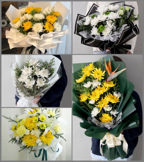 福建泉州晋江市西园街道白事花束代送